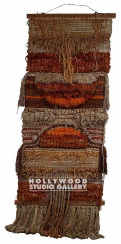 73x35" Brown/Shaggy/Yarn Hanging