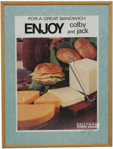 26x20 Framed Cheese Poster