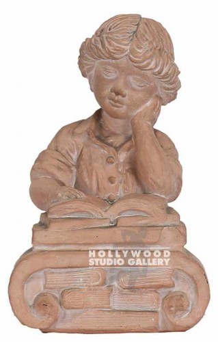 9x6``PLASTER BOOKEND OF CHILD