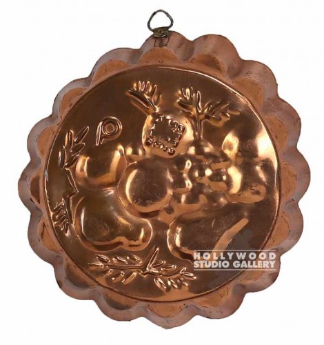 8x8 COPPER/FRUIT JELLO MOLD