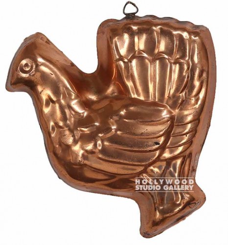 9x9 COPPER/HEN JELLO MOLD