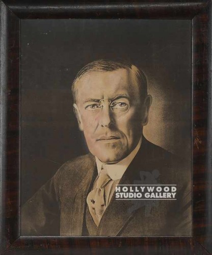 23x19 PORTRAIT/WOODROW WILSON/WOOD