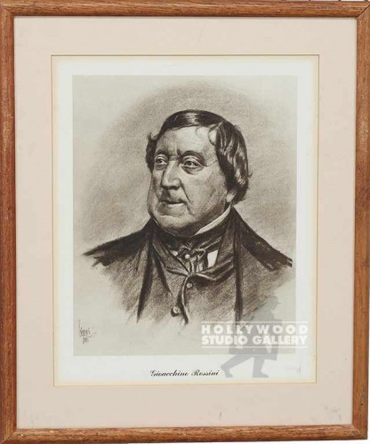 16x13 Composer Rossini Brwn Frm