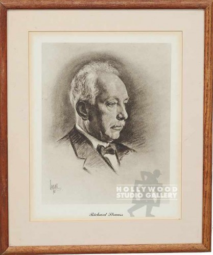 16x13 Composer Strauss Brwn Frm