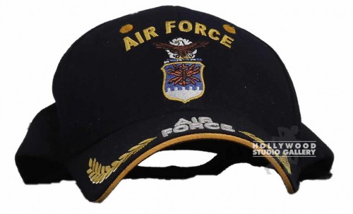 7x4x4 U.S. AIR FORCE BLACK BASEBALL CAP
