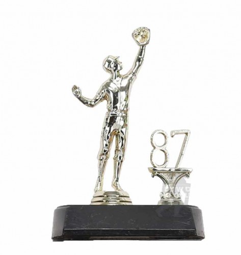 6" BASEBALL TROPHY /  1987