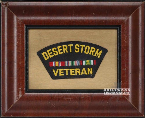 9x11 FRAMED DESERT STORM PATCH