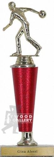 12 RED BOWLING TROPHY