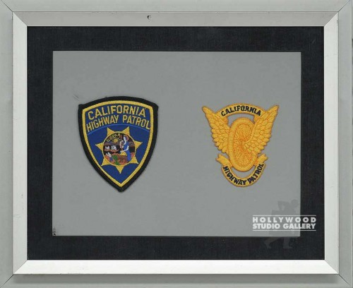 10x12 CA HIGHWAY PATRL PATCHES/SLVR