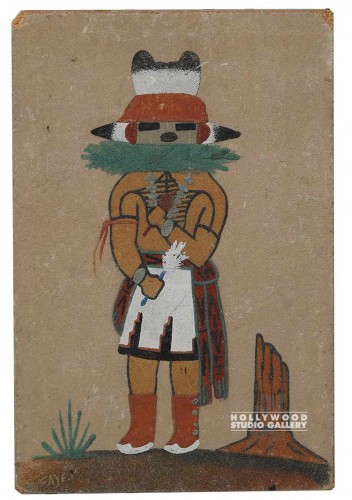 12x8 Early Morning Kachina Indian