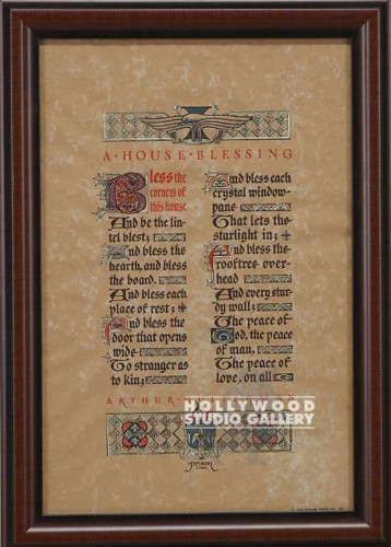 17x12 House Blessing Framed