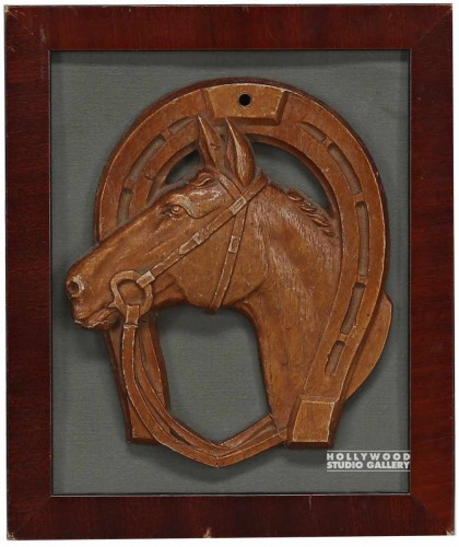 7X6 HORSE AND HORSESHOE