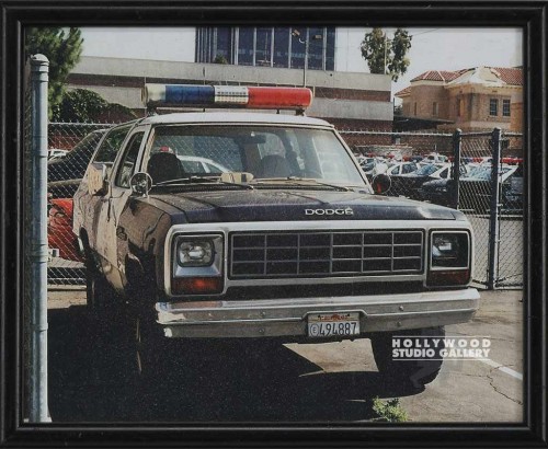 8X10" POLICE TRUCK LICENSE E494887