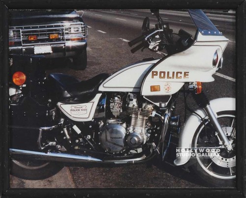 8X10 POLICE MOTORCYCLE