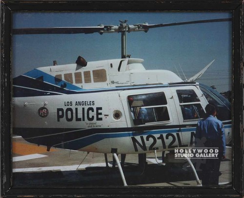 8X10 POLICE HELICOPTER N212LA