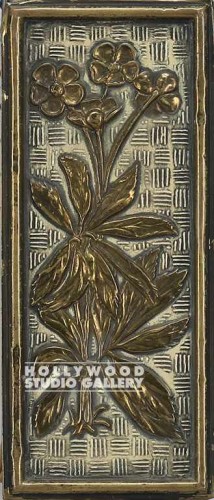 15X6" HANGING METAL FLORAL PIECE