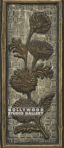 15X6" HANGING METAL FLORAL PIECE