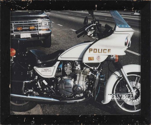 8X10" COLOR POLICE MOTORCYCLE
