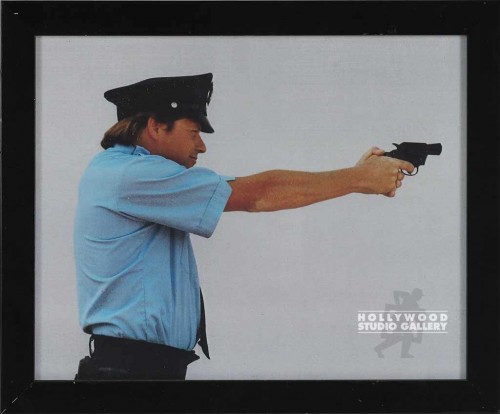 8X10" POLICEMAN FIRING PISTOL