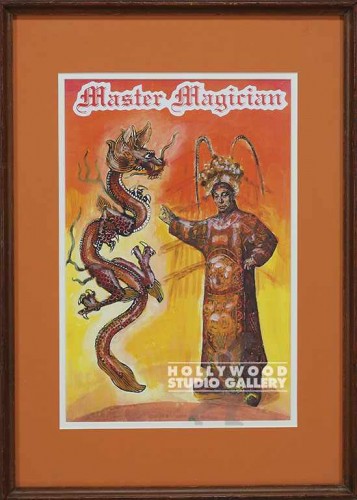 23X17" MASTER MAGICIAN PSTR. ORANGE