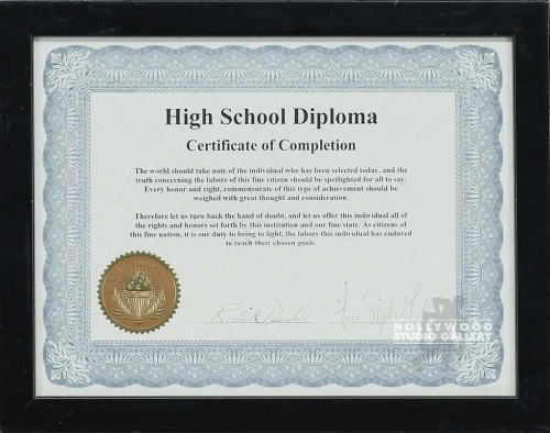 9X12 DIPLOMA