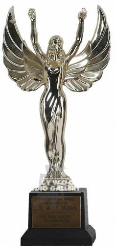 12" WING WOMAN TROPHY