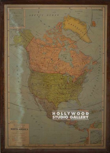 62x45 RAND N AMERICA MAP