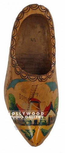 11x4" DUTCH WOODEN SHOE RIGHT FOOT