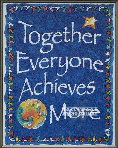 16X20 TOGETHER EVERYONE ACHIEVES MO