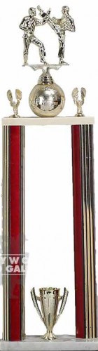 33" RED 1988 KARATE TROPHY 