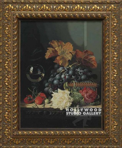 24X19 TRAD.DUTCH STILIFE-GRAPES/GLD