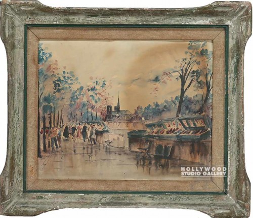 14X17 CHARACTER FRAME/ DINGY PARIS