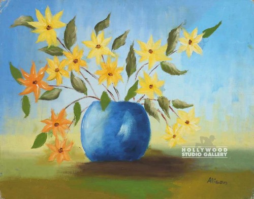 16X20 FLORAL/CANVAS/UNFRAMED