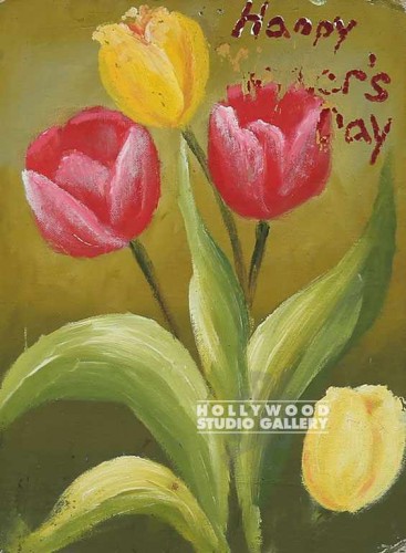 12X9 TULIPS/CANVAS/FRAMED