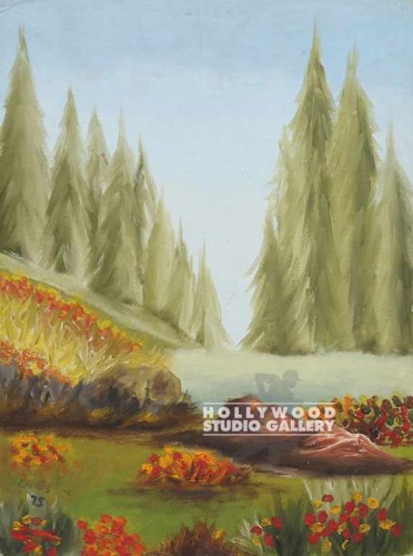 16X12 PINE TREES/UNFRAMD CANVAS