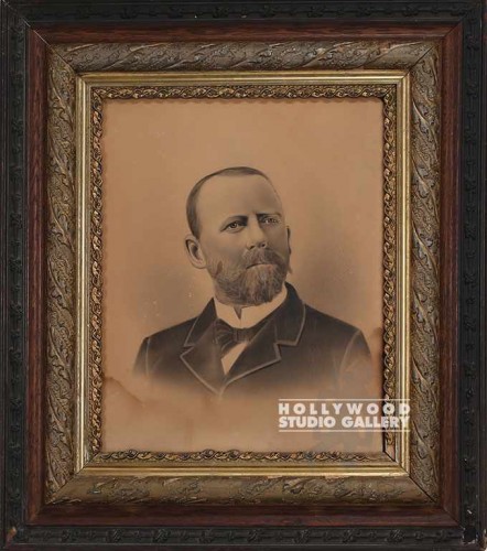 31X27 B/W VICTORIAN/MALE PORTRAIT
