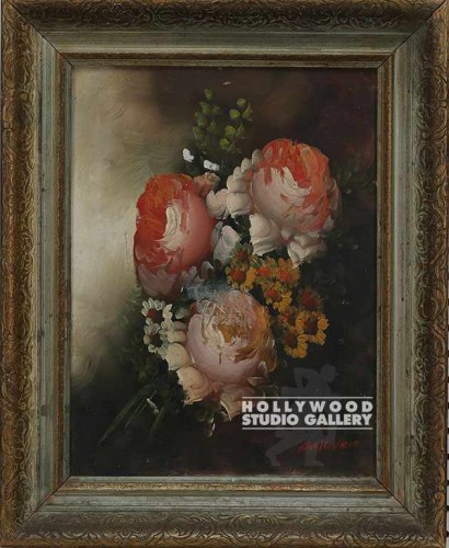21X17 PERIOD FLORAL/ACRYLIC/FRAMED