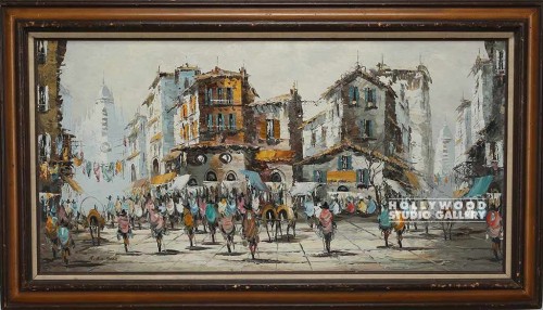56X32 LATIN MARKET PLACE/STREET SCE