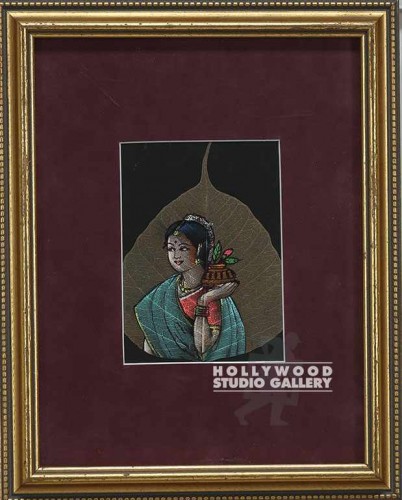13x10 Hindu Woman Holding Flower Pt
