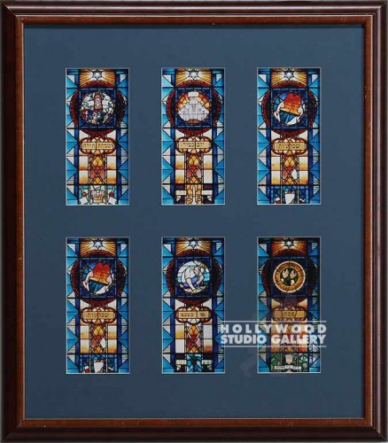 29X25 LIPSCOMB 6-PANEL STAINED GLAS