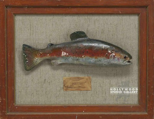 18 X 22 FRAMED 3-D TROUT