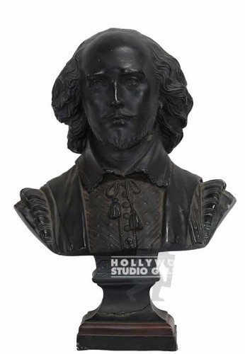 13" SHAKESPEARE BUST (BLACK)