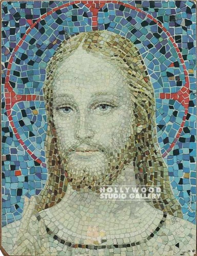 13x9 Mosaic Plaque Jesus