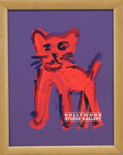 11X14 KID`S RED CAT