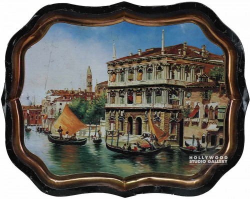 17x21 Venice/Painted Serving Tray