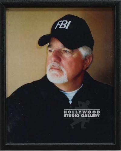 11x9 JOE K. IN FBI CAP/BLACK WOOD