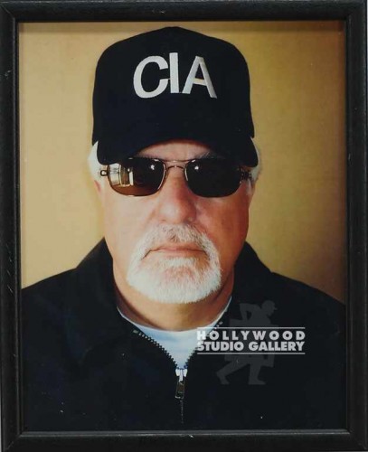 11x9 JOE K. IN CIA CAP/BLACK WOOD