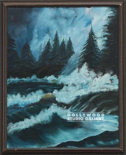 20X16 MAVIS/RIVER/PINE TREE CANVAS