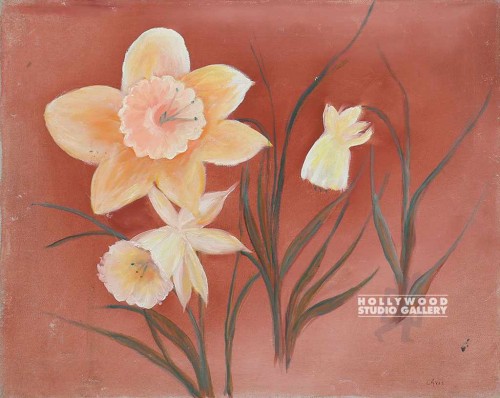20X16 AVIS/UGLY FLORAL/CANVAS