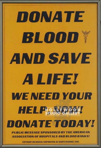 DONATE BLOOD AND SAVE A LIFE